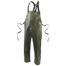 Ranpro V3242540-XL - Canadian Waterproof Rain Bib Pants - PVC Coated Polyester - Olive - XL