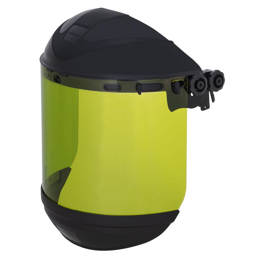 312 Series Polycarbonate Premium Arc Flash Rated Face Shields - Universal Adapter - Dual Crown
