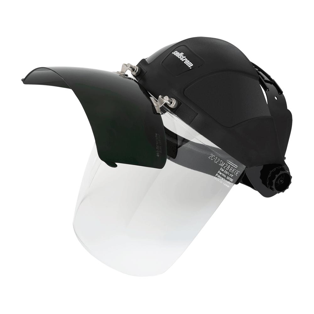DP4 Series - Polycarbonate Face Shields - Flip-up IR Visor
