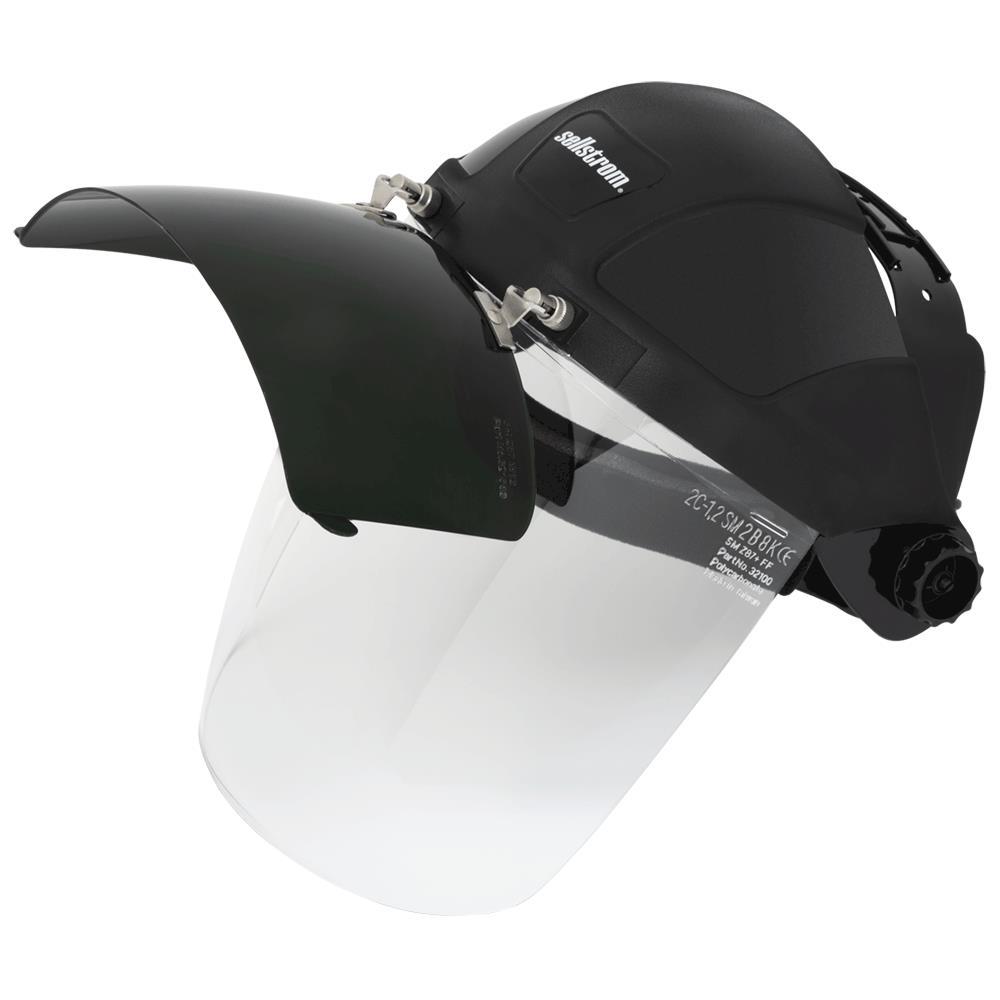 DP4 Series - Polycarbonate Face Shields - Flip-up IR Visor
