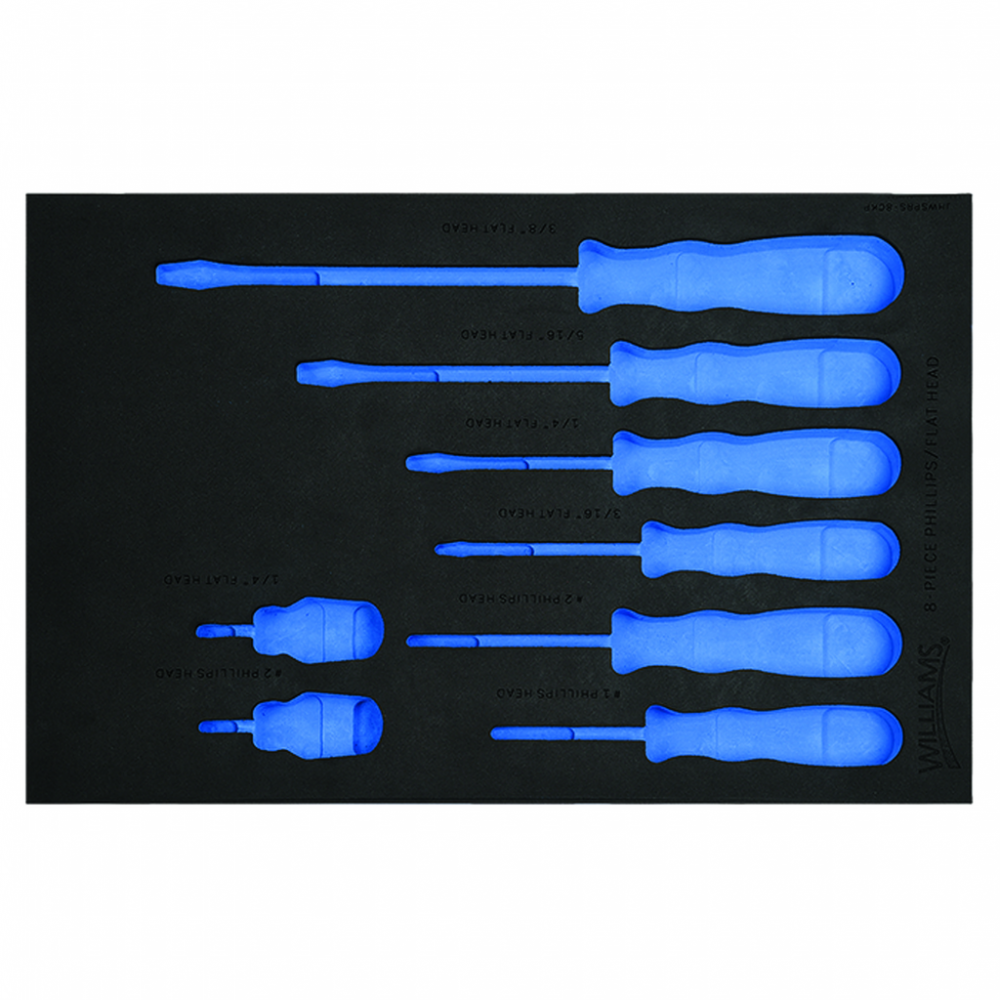 1/3 Foam Drawer Insert Only for 8 pc SuperTorque  Screwdriver Set