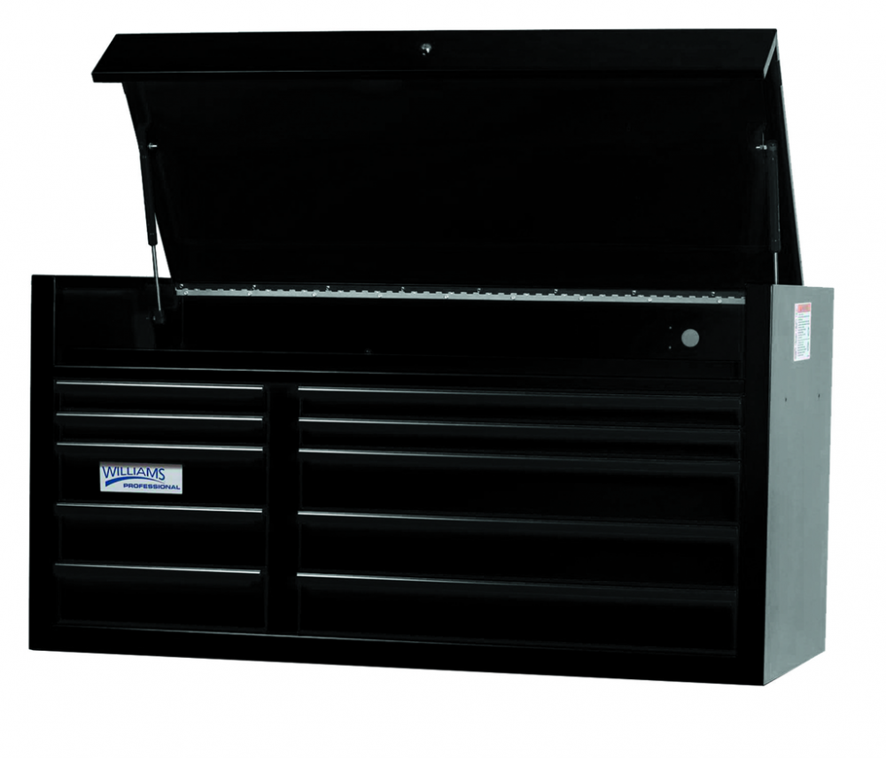 55&#34; Wide x 24&#34; Deep 10-Drawer Professional Series Tool Chest Black