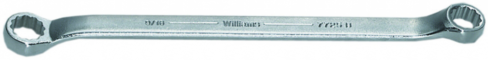 3/8 x-7/16&#34; 12-Point SAE Double Head 10  Offset Box End Wrench