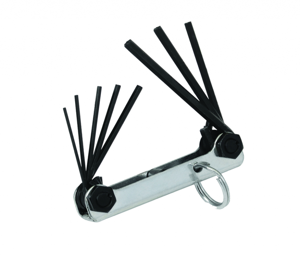 Tools@Height 8 pc SAE Folding Hex Key Set Set