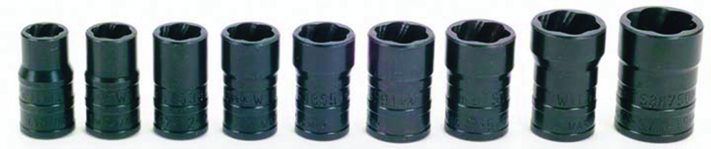 3/8&#34; Drive Metric 17 mm TURBOSOCKET  Salvage/Damaged Fastener Socket