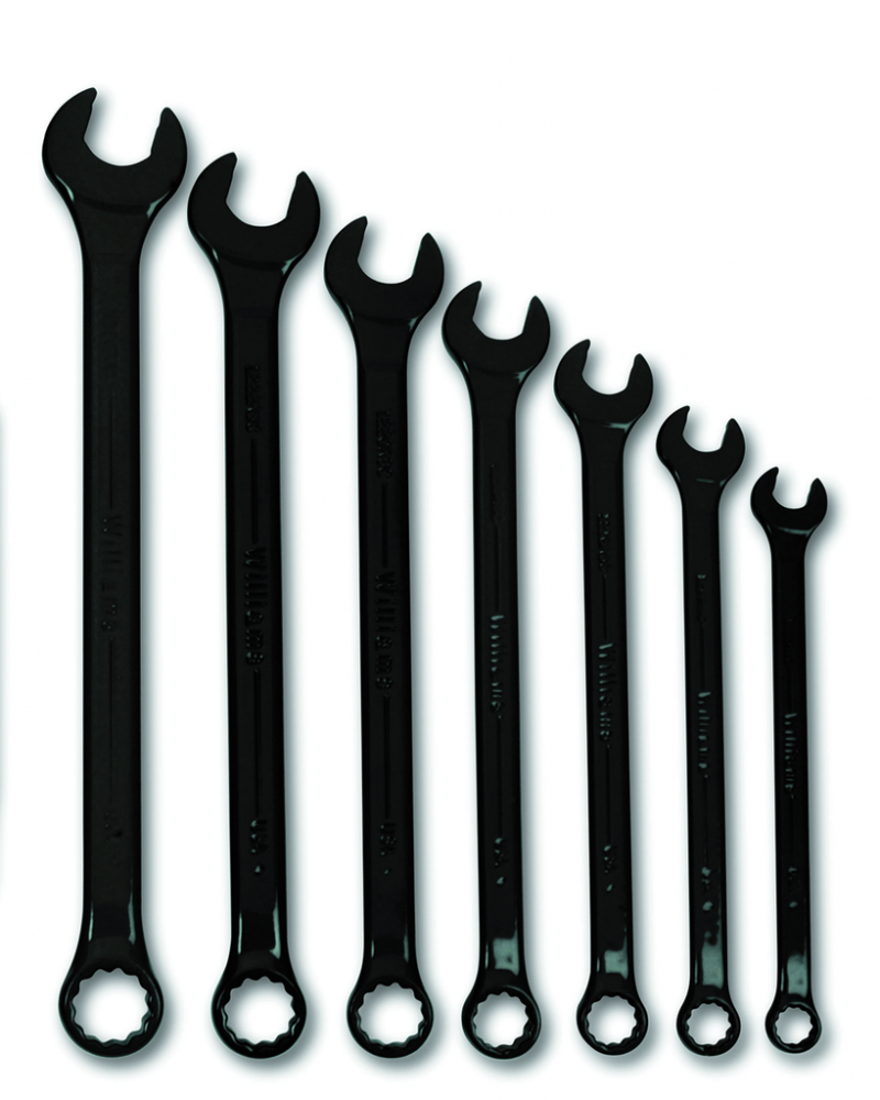 7 pc SAE SUPERCOMBO  Black Industrial Finish Combination Wrench Set