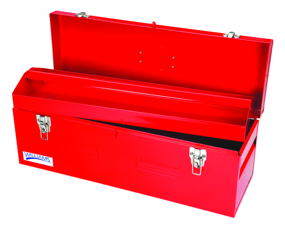 26&#34; Flat Top Tool Box Red