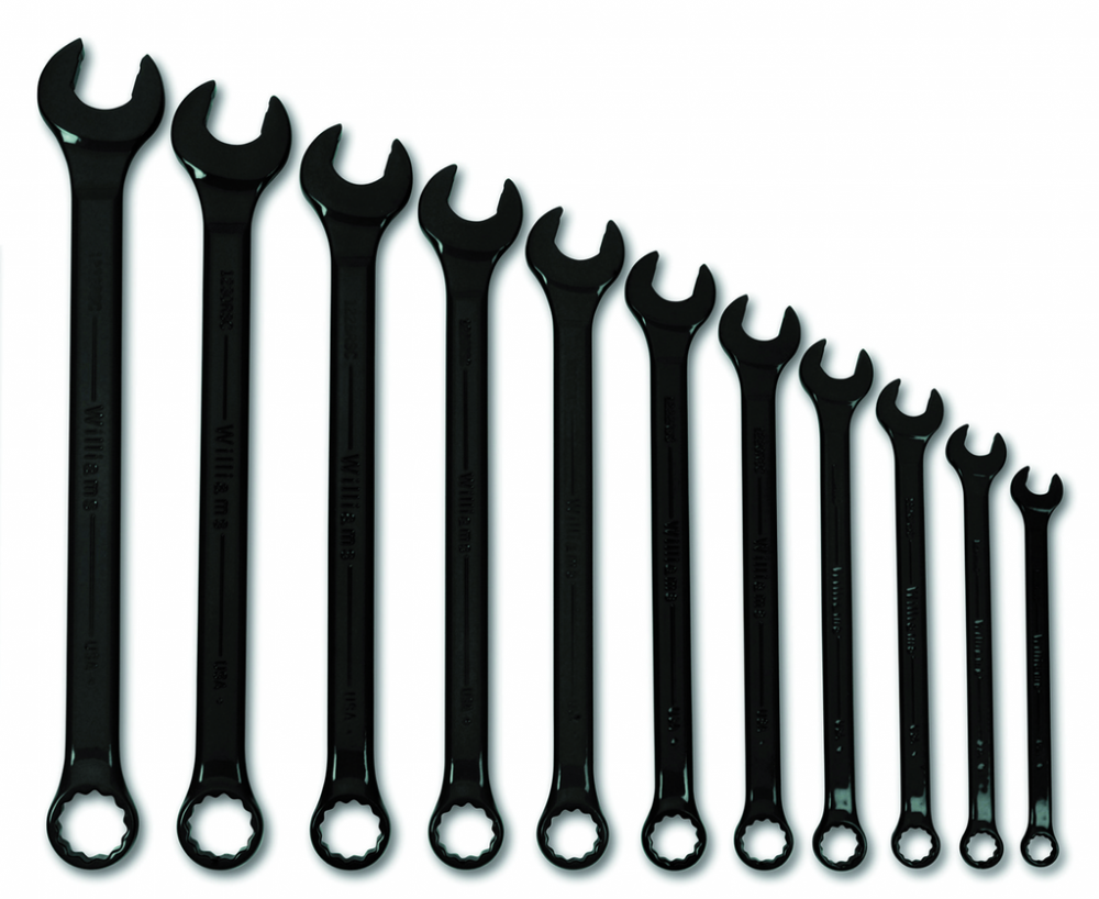 11 pc SAE SUPERCOMBO  Black Industrial Finish Combination Wrench Set