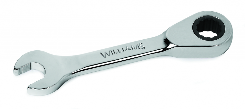 5/8&#34; 12-Point SAE Standard Ratcheting Stubby Combination Wrench