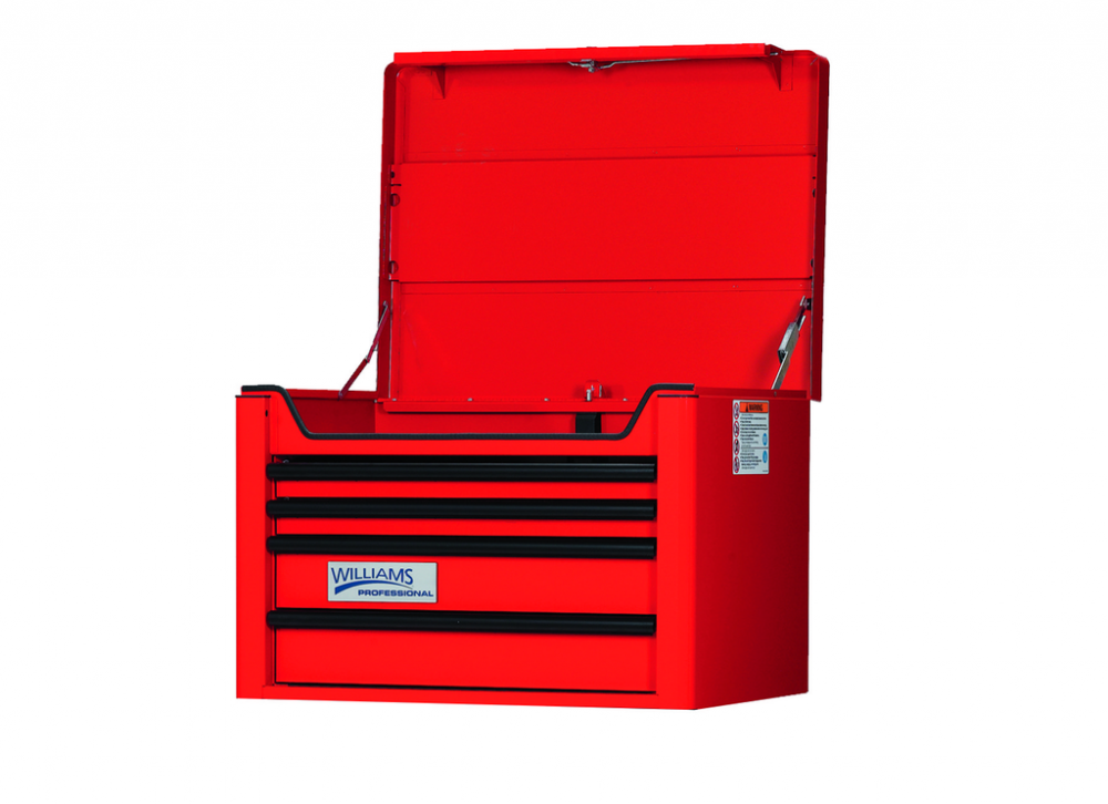 26&#34; Wide x 20&#34; Deep Four-Drawer Professional Series Tool Chest Red