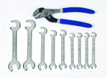 Williams JHW1108MM - 8 mm Metric Miniature 15  x 80  Double Head Open End Wrench