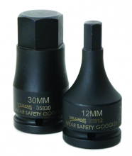 Williams JHW35819 - 3/4" Drive 19 mm One pc Impact Hex Bit Driver