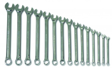 Williams JHWMWS-15A - 15 pc Metric SUPERCOMBO  Black Combination Wrench Set
