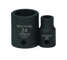 Williams JHW37619 - 1/2" Drive 12-Point Metric 19 mm Shallow Impact Socket