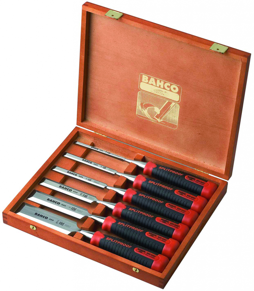 6 pc Ergo  Handled Chisel Set