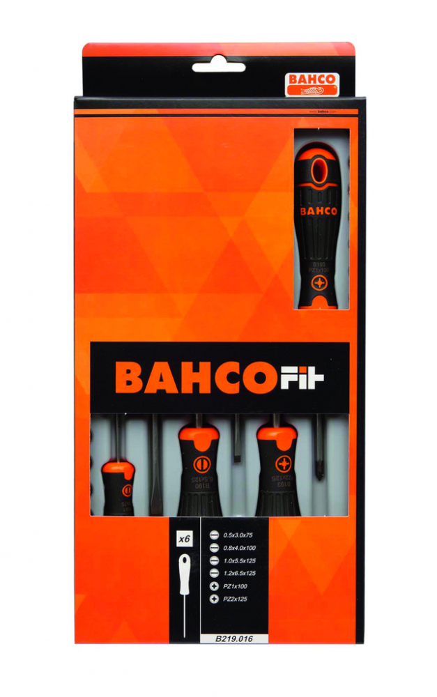 6 pc BAHCOFIT Screwdriver Set