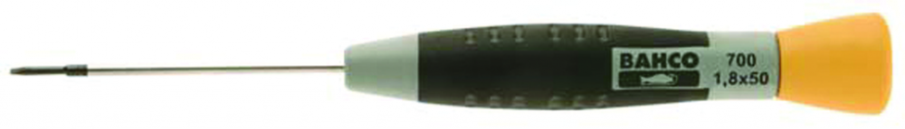 Slotted Screwdriver with Precision Grip, 2.5 mm Tip