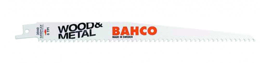 10 Pack 6&#34; Bi-Metal Reciprocating Saw Blade 6 Teeth Per Inch For Cutting Wood and Metal