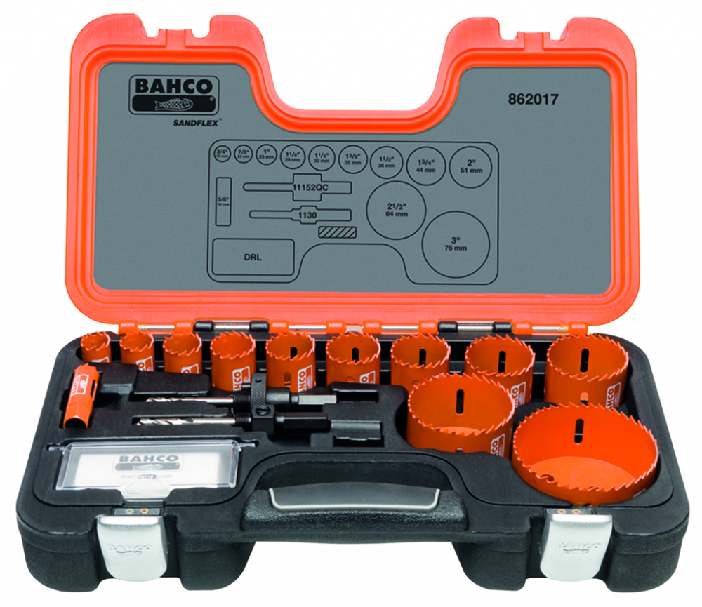 17 pc Sandflex  Bi-Metal Holesaw Set