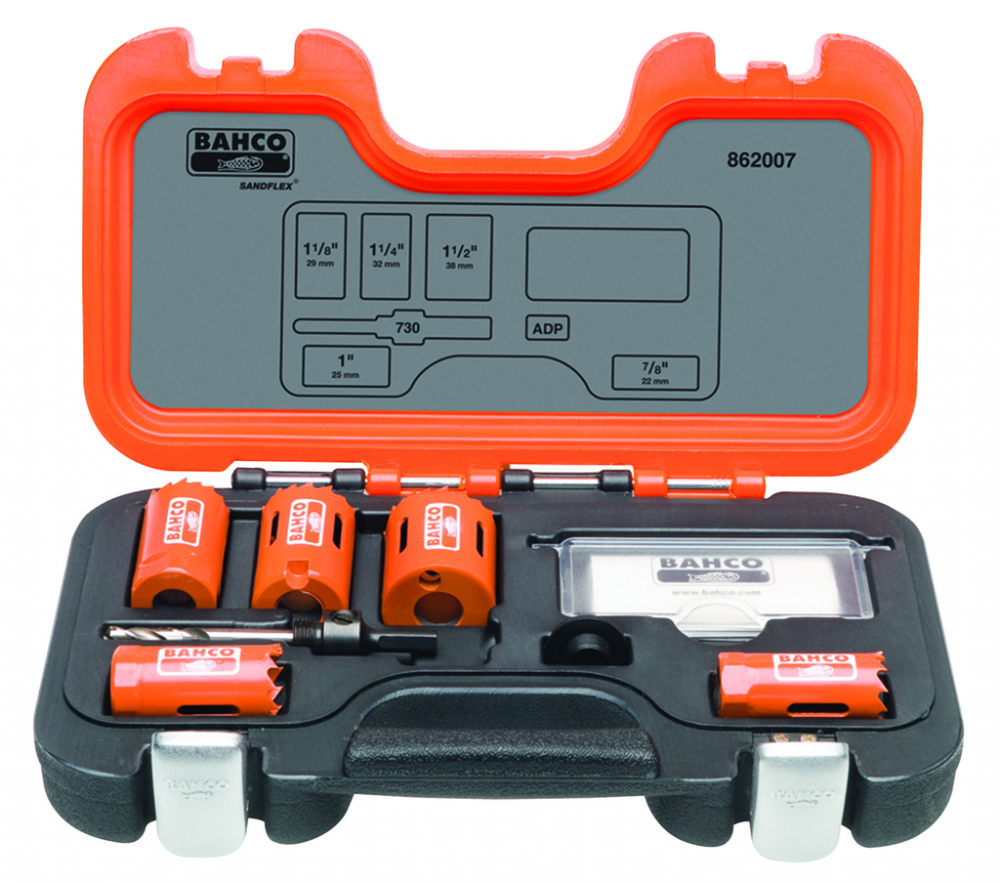 7 pc Sandflex  Bi-Metal Holesaw Set