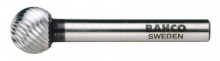 Bahco BAHHSGD0606M - 1/4" Head Diamter High Speed Steel Rotary Burrs Spherical Medium Toothing