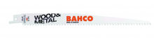 Bahco BAH901206SLT - 10 Pack 12" Bi-Metal Reciprocating Saw Blade 6 Teeth Per Inch For Cutting Wood and Metal