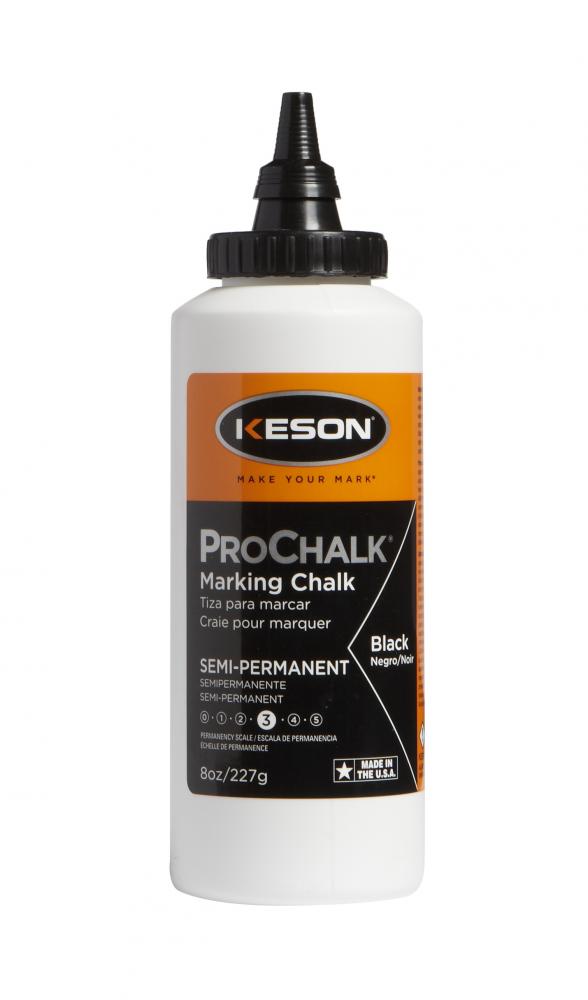 PROCHALK® LEVEL 3, SEMI-PERMANENT, BLACK, 8 OZ
