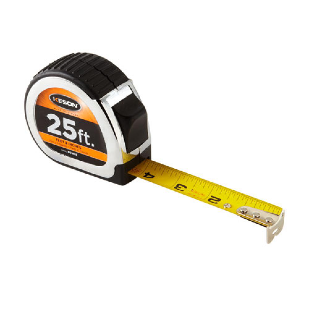 8M x 1 IN, NYLON COATED STEEL BLADE, UNITS: M, CM, MM, CHROME *while supplies last