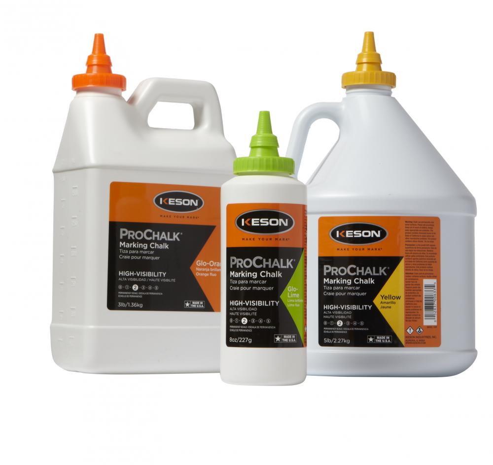 PROCHALK® LEVEL 2, HIGH-VISIBILITY, GLO-ORANGE, 5 LBS