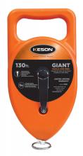 Keson G1303R - CHALK LINE REEL SET, GIANT, 130 FT, WITH 3 LBS RED