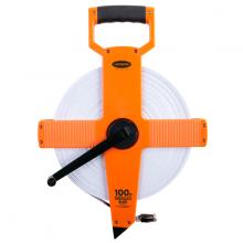 Keson OTR100M - 100M, UNITS: METRIC FIBERGLASS TAPE MEASURE W/HOOK