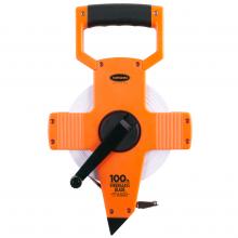 Keson OTR18M165 - 165 FT, UNITS: IN, 1/8 & 50M, FIBERGLASS TAPE MEASURE WITH HOOK
