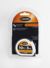 Keson PG186KC - KEY CHAIN, 6' POCKET TAPE INCHES AND 1/8'S