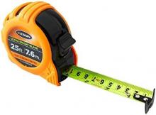Keson PG18M25UB - 25' POCKET TAPE ULTRA BRIGHT DUAL BLADE W/GRIP, UNITS: CM, MM & FT, 1/8, 1/16