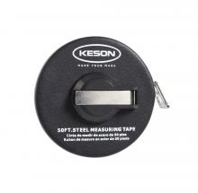 Keson ST5018 - 50 FT, UNITS: IN, 1/8, PAINTED STEEL TAPE CLOSED CASE W/HOOK