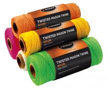 Keson YT545 - YELLOW TWISTED NYLON #18 X 545 FT TWINE