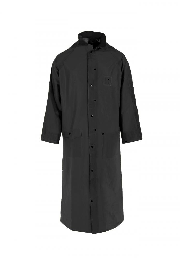 1790C Economy Series 60&#34; Rain Coat - Black - Size 4X
