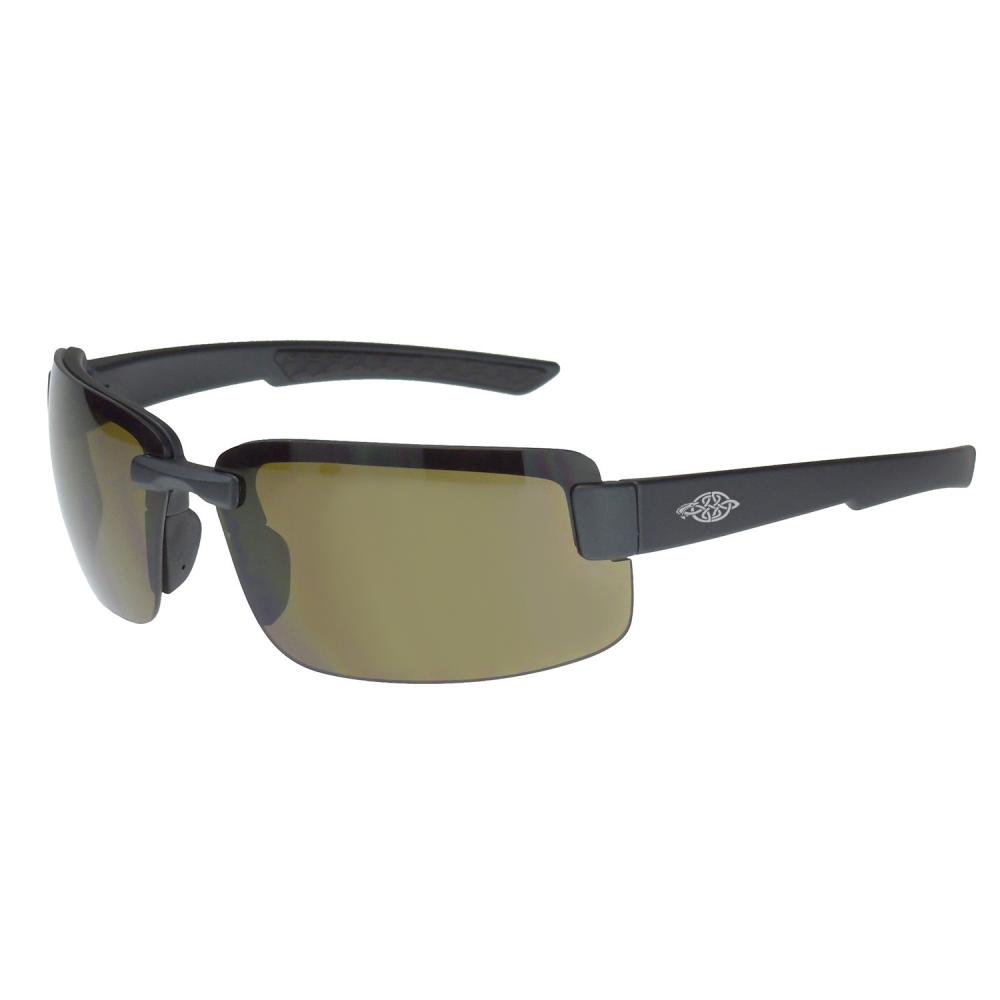 ES6 Premium Safety Eyewear - Black Frame - Polarized Brown Lens