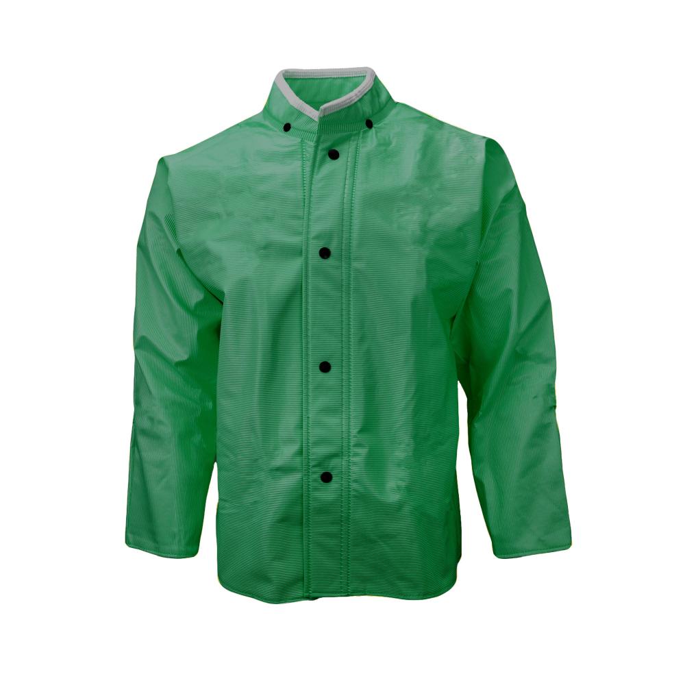 56SJ Dura Quilt Jacket with Snaps for Hood - Green - Size 4X