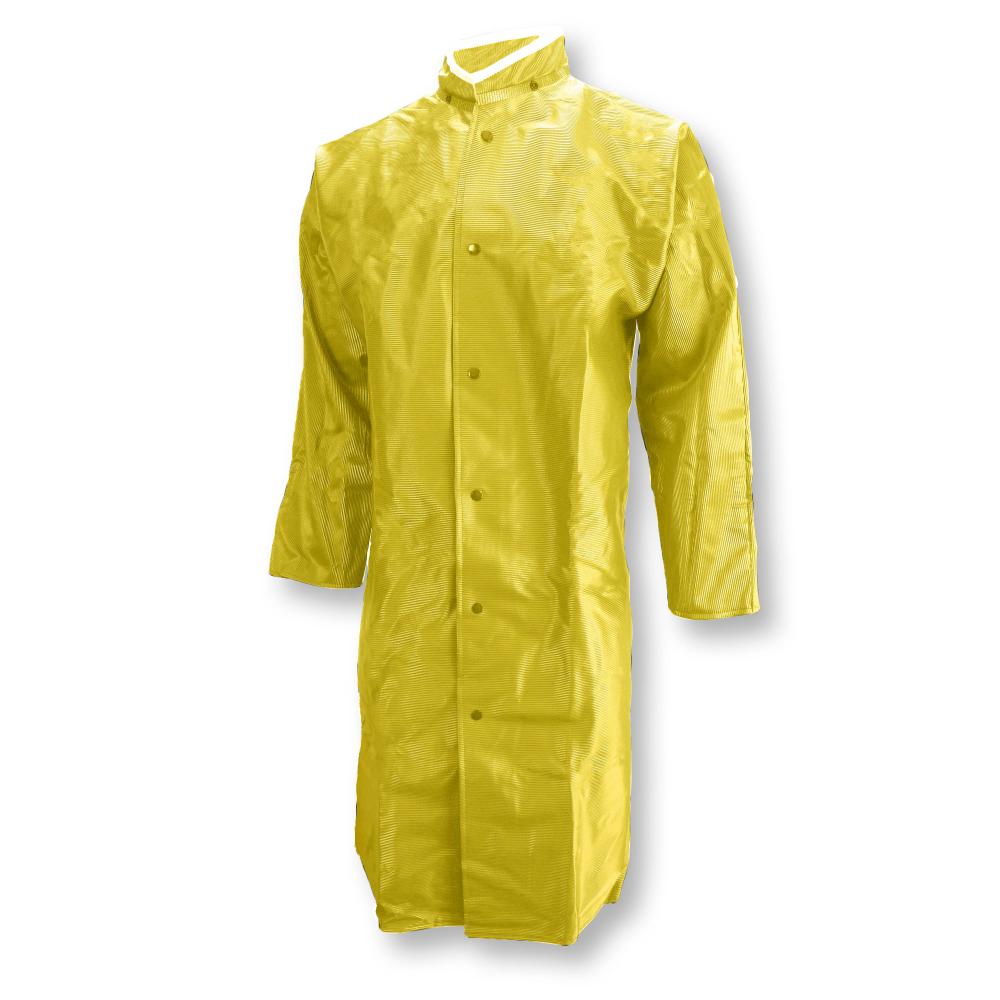 56SC Dura Quilt Coat with Snaps - Safety Yellow - Size M