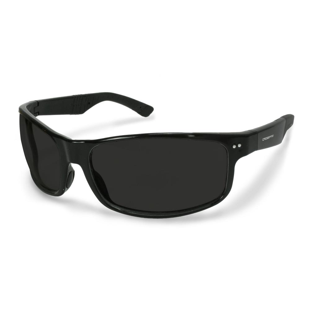 CK7™ Premium Safety Eyewear - Shiny Black Frame - Smoke Lens