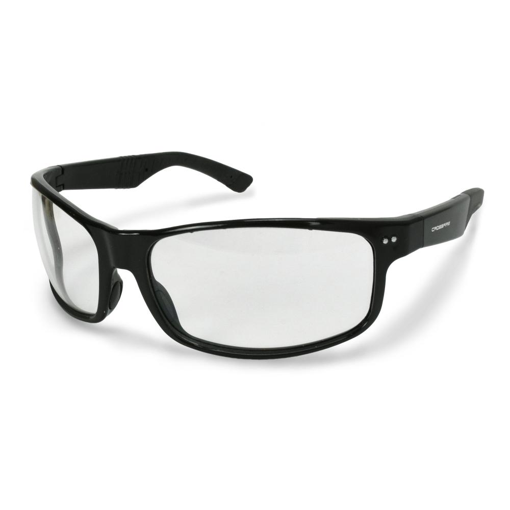 CK7™ Premium Safety Eyewear - Shiny Black Frame - Clear Lens