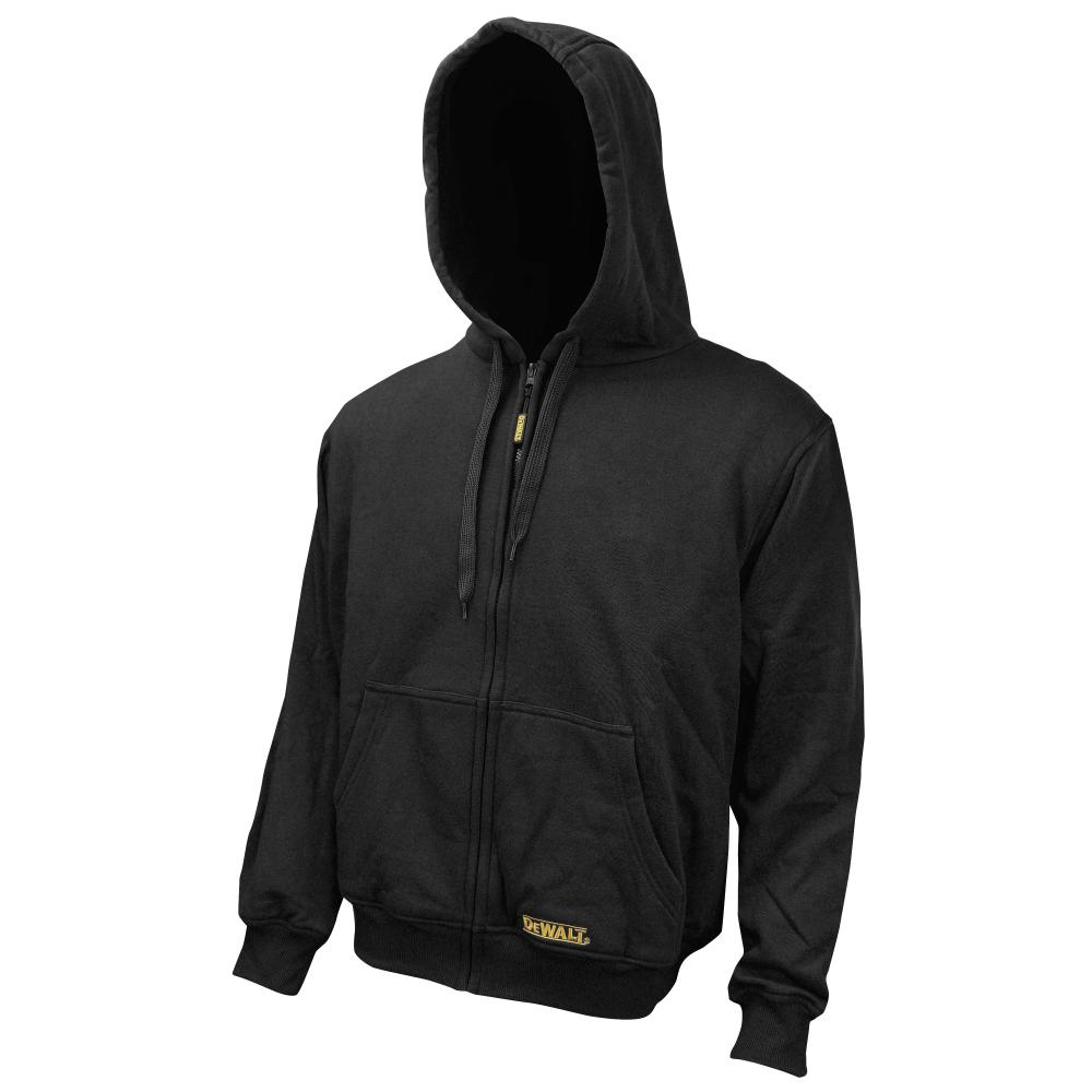 Men&#39;s Heated Hoodie Sweatshirt without Battery - Black - Size S
