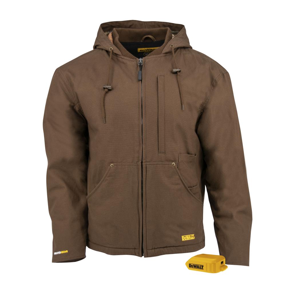 Men&#39;s Heated Heavy Duty Work Coat without Battery - Tobacco - Size 3X