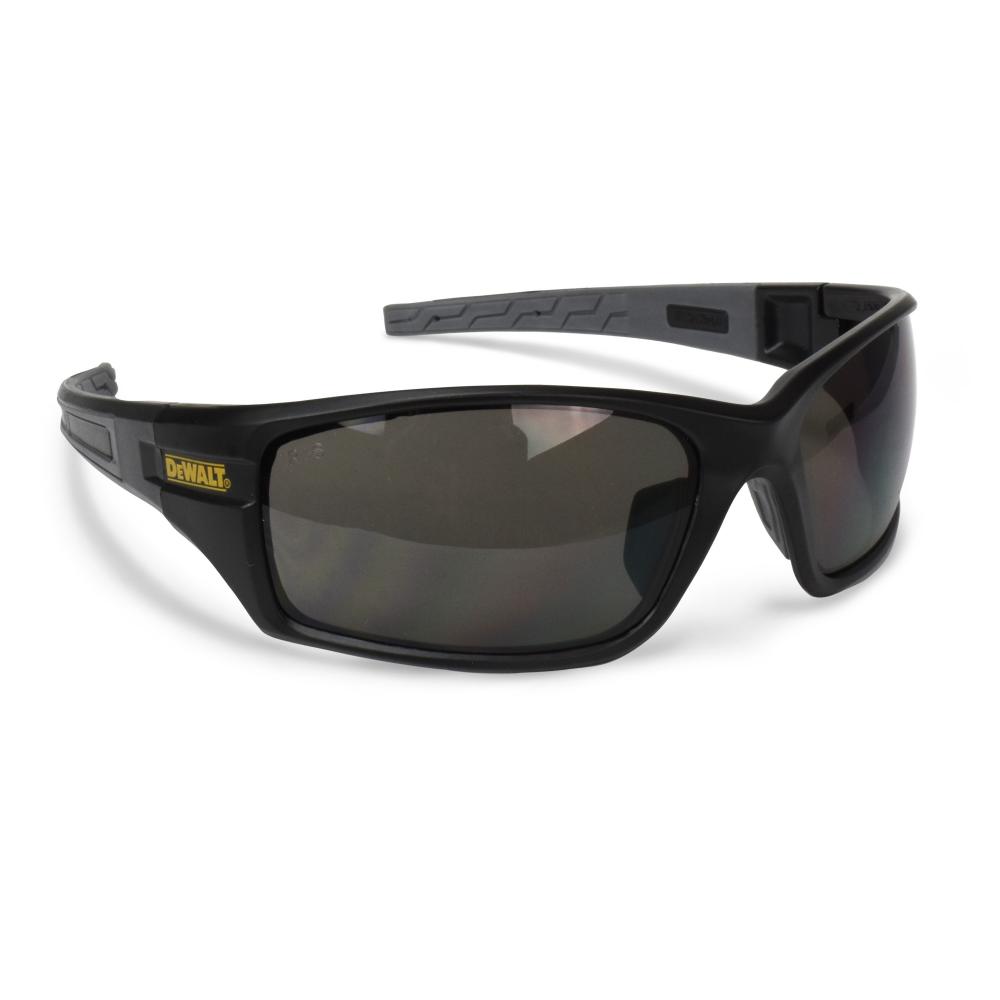 DPG101 Auger® Safety Glass - Black Frame - Smoke Lens
