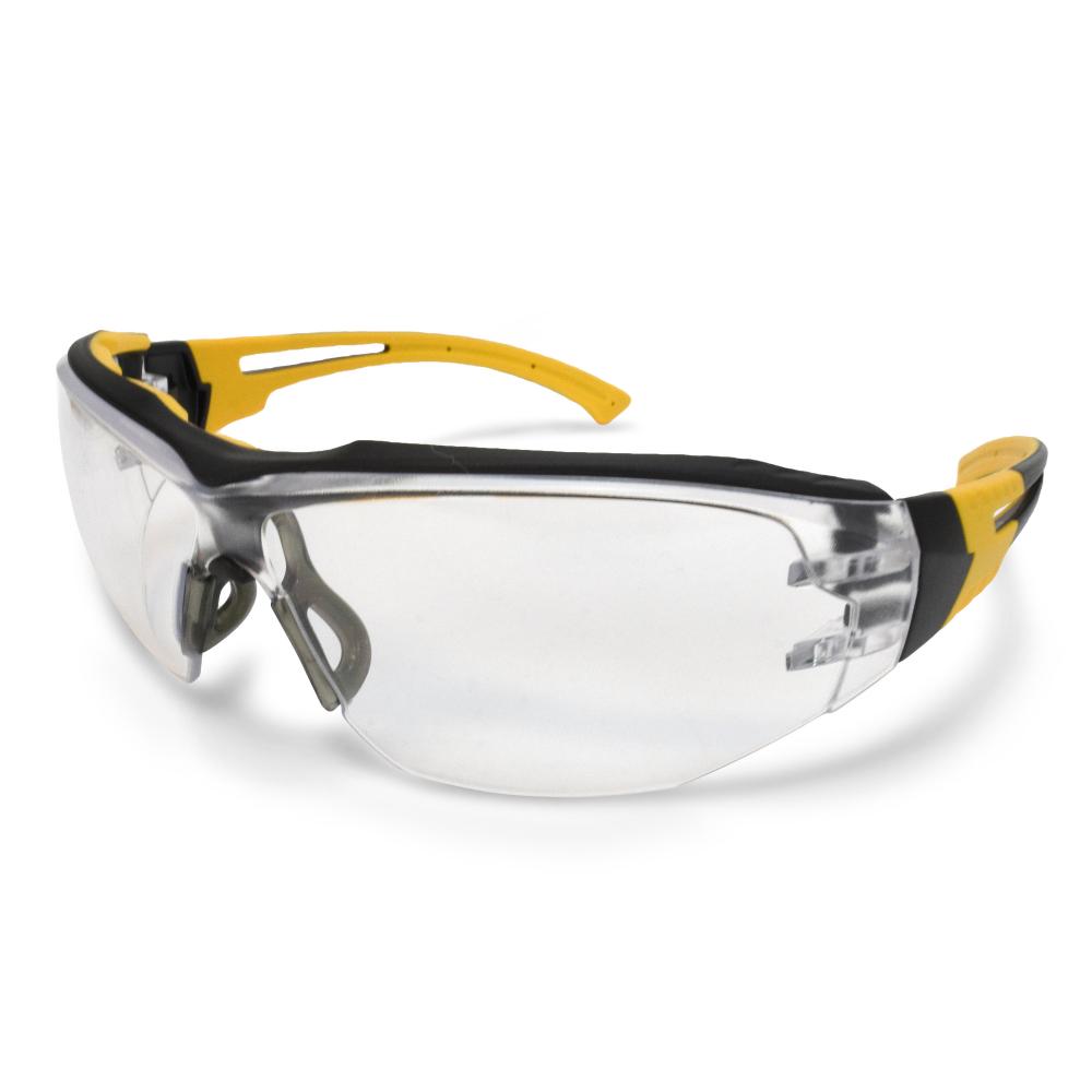 DPG108 Renovator® Premium Safety Eyewear - Black Frame - Clear Anti-Fog Lens