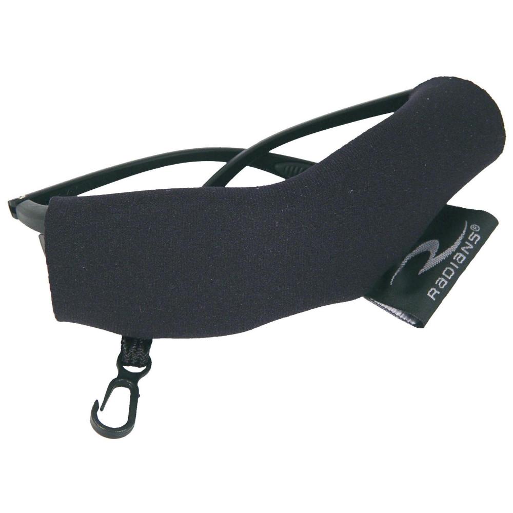 Neoprene Eyewear Sleeve with Belt Clip - Black