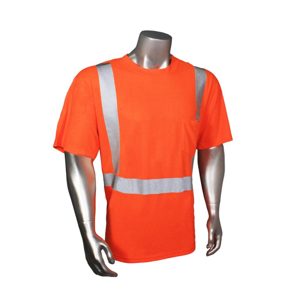 Hydrowick Short Sleeve Solid Safety T-Shirt - Orange - Size 2X