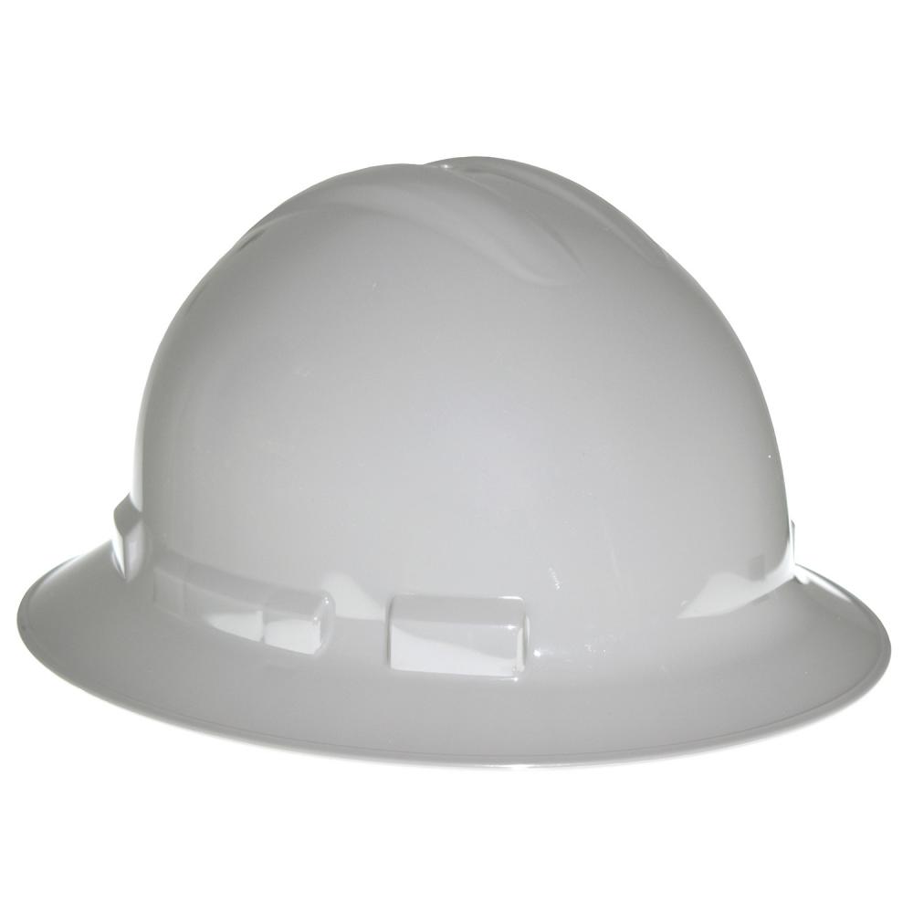 Quartz™ Full Brim 6 Point Ratchet Hard Hat - Gray