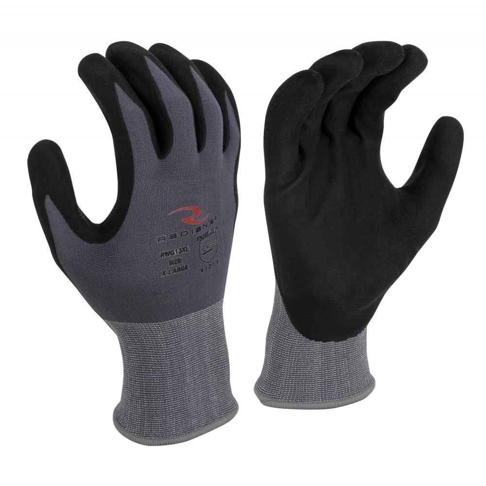 RWG13 Nylon Shell Foam Nitrile Gripper Glove - Size M